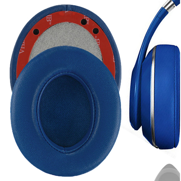 Geekria Elite Sheepskin Replacement Ear Pads for Beats Studio 2 (B0501) Headphones Ear Cushions, Headset Earpads, Ear Cups Cover Repair Parts (Blue)