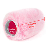 Geekria for Creators Furry Windscreen for 1.5'' (38mm) Diameter Microphones, Mic DeadCat Wind Cover Muff, Fluff Cover Windshield Compatible with FIFINE A6 (Pink / 2 Pack)