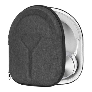 Geekria Shield Headphones Case Compatible with Bang & Olufsen Beoplay H9i, H95, H9, H8, H8i, H6, H4 Case, Replacement Hard Shell Travel Carrying Bag with Cable Storage (Dark Grey)