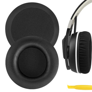 Geekria QuickFit Replacement Ear Pads for Sennheiser Urbanite XL Over-Ear Headphones Ear Cushions, Headset Earpads, Ear Cups Cover Repair Parts (Black)