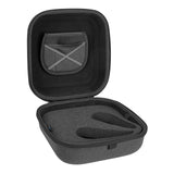 Geekria Shield Headphones Case Compatible with Beyerdynamic T1, MMX 300, HE400S Case, Replacement Extra Hard Shell Travel Carrying Bag with Cable Storage (Dark Grey)