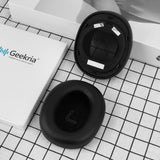 Geekria QuicFit Replacement Ear Pads for Edifier W860NB Pro Headphones (Not Compatible with Edifier W860NB Gen1), Repair Parts (Black)