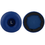 Geekria QuickFit Leatherette Replacement Ear Pads for JBL T600BTNC, Tune 600BTNC Headphones Ear Cushions, Headset Earpads, Ear Cups Cover Repair Parts (Blue)