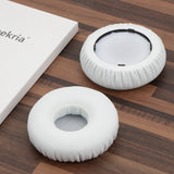 Geekria Replacement Ear Pads Compatible with Beats Solo Wireless (Solo-Bluetooth) (810-00012-00) (810-00012-01) Headphones, Ear Cushions with Video Guide (White)