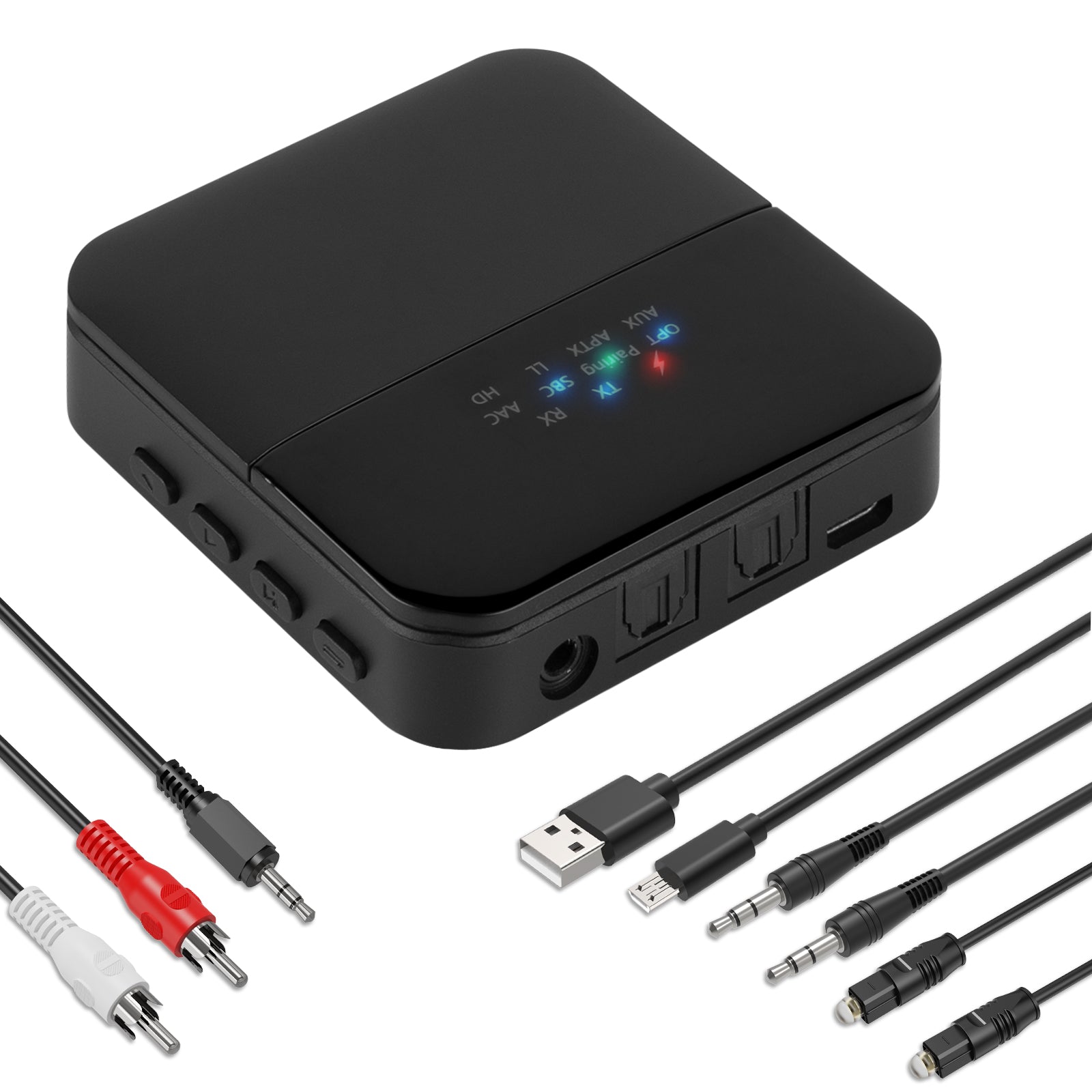Geekria BT-B20 Bluetooth 5.0 Transmitter Receiver for TV Home Stereo S