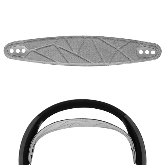 Geekria Flex Fabric Headband Pad Compatible with SteelSeries Arctis Nova Pro, Arctis Nova 7, Arctis Nova 4, Arctis Nova 3, Arctis Nova 1 Headphones Replacement Band, Headset Head Cushion (Grey)