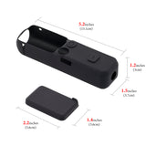 Geekria for Creators Silicone Protective Case Cover, Compatible with DJI Osmo Pocket 3 Action Camera, Soft Silicone Camera Combo Accessories (Black)