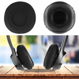 Geekria QuickFit Replacement Ear Pads for Logitech H390, H600, H609Headphones Ear Cushions, Headset Earpads, Ear Cups Cover Repair Parts (Black)