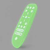 Geekria Glow in Dark Green Silicone Protective Remote Case for PS5, Shock-Absorption Washable, Ergonomic Design Full Body Protector Skin for PS5 Remote Control