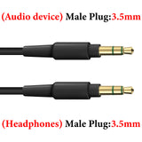 Geekria Audio Cable Compatible with Philips SHP9500, SHP6000, A4216, Jabra Move Style Edition, Elite 85h, Sony WH-1000XM6 Headphones, 3.5mm Aux Replacement Stereo Cord (4 ft/1.2 m)