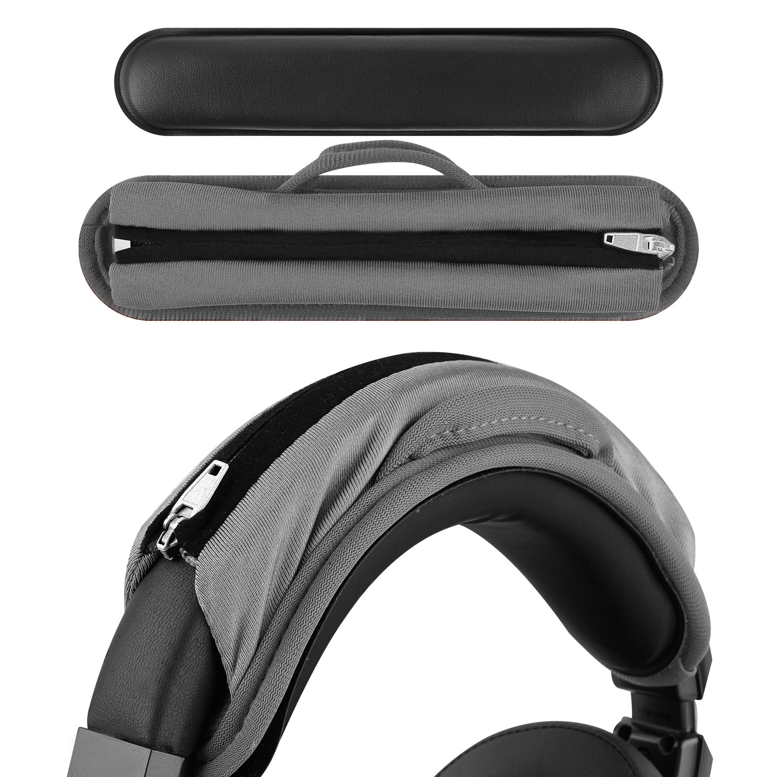 Geekria Medium Hook and Loop Headband Cover + Headband Pad