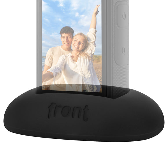 Geekria Silicone Non-Slip Desktop Mount Compatible with Insta360 X5, X4 Camera, Lightweight and Compact, Action Camera Accessories (Black)