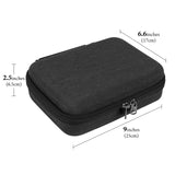 Geekria Hard Shell Travel Carrying Case, Compatible with Apple TV 4K 2024 3rd Generation, Apple TV 4K 2022 3rd Generation, Apple TV 4K 2021 2nd Generation, Apple TV Siri Remote (Dark Grey)