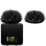 Geekria for Creators Furry Windscreen Compatible with Rode Wireless GO Gen 3 III, GO 2, PRO, ME Mic DeadCat Wind Cover Muff, Fluff Cover Windshield, Wind Noise Reduction (Black / 2 Pack)