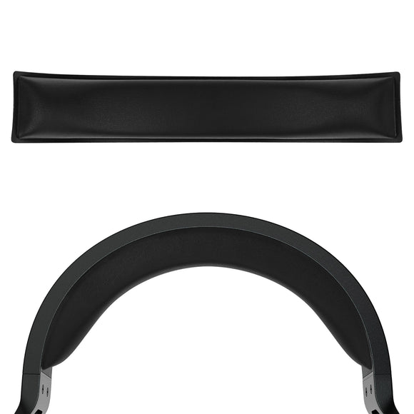 Geekria Protein Leather Headband Pad Compatible with Corsair HS55, HS55 PRO Headphones, Replacement Band Repair Part (Black)