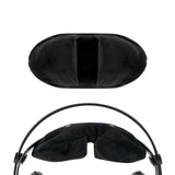 Geekria Velour Headband Cover Compatible with AKG K701, SONY MDR-7506, AUNE AR5000, HIFIMAN Arya, Lightspeed Zulu 3 and Lightspeed Sierra Headphones, Easy DIY Installation ( Black )