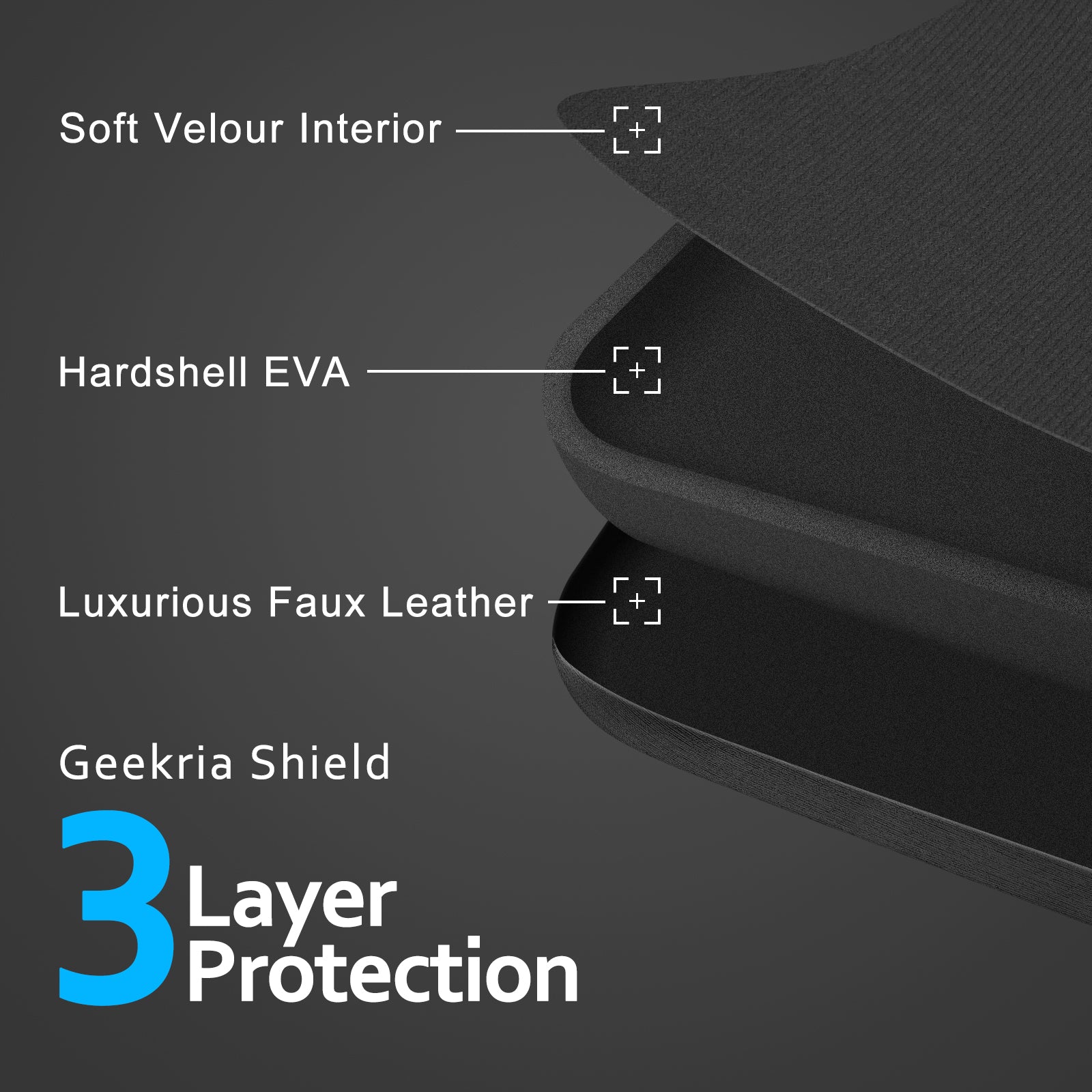 Geekria Shield Headphones Case Compatible with B&O Beoplay HX, H9i, H9