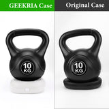Geekria Shield Headphones Case Compatible with Bose QC Ultra, QC45, QC 35 II, QC25, Replacement Hard Shell Travel Carrying Bag with Cable Storage (White)