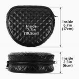 Geekria NOVA Headphones Pouch, Replacement Protective Travel Carrying Bag with Cable Storage, Compatible with Bose QC Ultra II, Sony WH-1000XM6, JBL Tour One M3 and More Headset (Black)