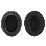 Geekria Comfort Extra Thick Mesh Fabric Replacement Ear Pads for Turtle Beach Stealth 400, 500X, 700X, 420X, Ear Force XO SEVEN, XP500, PX5, PX4, X42 Headphones Ear Cushions, Ear Cups (Black)