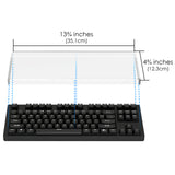 Geekria Tenkeyless TKL Keyboard Dust Cover, Clear Acrylic Keypads Cover for 80% Compact 87 Key Computer Mechanical Gaming Keyboard, Compatible with Logitech G PRO, G915 TKL, G PRO X TKL.