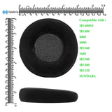 Geekria Comfort Velour Replacement Ear Pads for Hifiman HE400SE HE400 400I 400S HE560 560I HE500 HE300 HE350 SUNDARA Headphones Ear Cushions, Headset Earpads, Ear Cups Cover Repair Parts (Black)