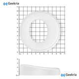 Geekria Replacement Ear Pads for Sony PlayStation Gold Wireless Stereo Headphones Ear Cushions, Repair Parts (White)
