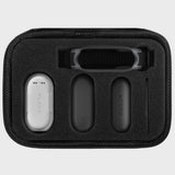 Geekria Hard Carrying Travel Case Compatible with Plaud NotePin & NotePin S Digital Recorder, Includes Silicone Protective Case and Travel Storage Box with Cable Storage (Grey)