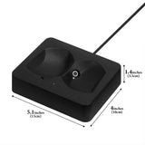 Geekria Headphones Charging Stand, Compatible with Sony WH-1000XM6 / 1000XM5, 3D Printed Resin Magnetic Dock, Gaming Headset Base (Black)
