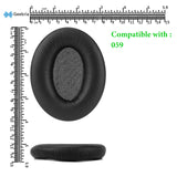 Geekria QuickFit Replacement Ear Pads for Mpow 059 Headphones Ear Cushions, Headset Earpads, Ear Cups Cover Repair Parts (Black)