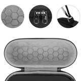 Geekria Shield Speaker Case Compatible with Beats Pill Case Cover, Replacement Hard Shell Portable Speaker Protective Carrying Bag with Keychain Hook (Dark Grey)