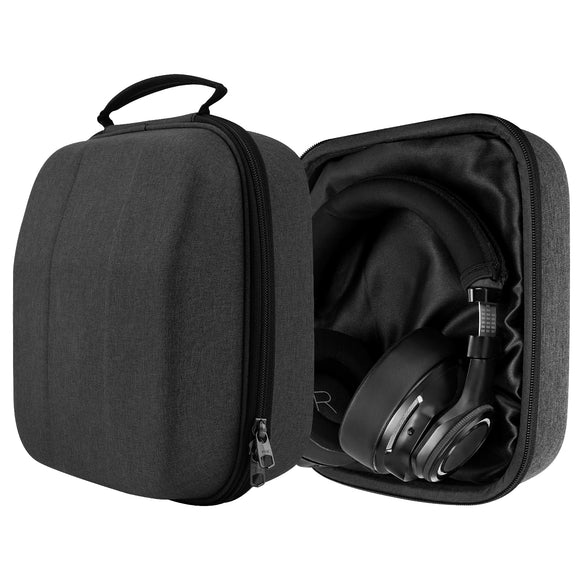Geekria Shield Headphones Case Compatible with Plantronics BackBeatPRO, BackBeatPRO+, BackBeatGO600, BackBeatGO810, BackBeatPRO2, BackBeatPRO2SE Case, Replacement Travel Carrying Bag (Dark Grey)