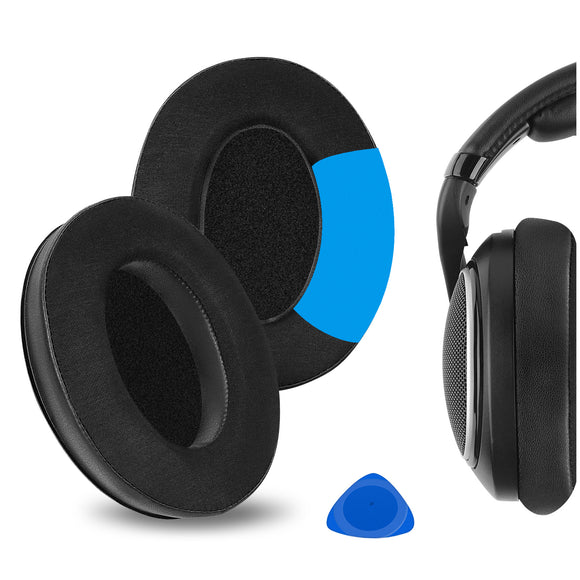 Geekria Sport Cooling-Gel Replacement Ear Pads for Sennheiser HD598 HD598SE HD598CS HD598SR HD595 HD599 HD599SE Headphones Ear Cushions, Headset Earpads, Ear Cups Cover Repair Parts (Black)