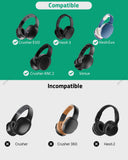 Geekria Elite Charging Headphones Case Compatible with Skullcandy Crusher ANC 2, Hesh ANC/Evo and More, Replacement Hard Shell Travel Carrying Bag (Black) Without Power Bank