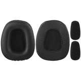 Geekria QuickFit Replacement Earpads + Mic Windscreen Foam Compatible with BlueParrott B550-XT, B550XT Headphones Mic Foam Cover + Ear Cushions / Cushion Pad Repair Parts (Black)