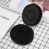 Geekria Comfort Velour Replacement Ear Pads for SteelSeries Arctis Nova Pro Wireless Headphones, Repair Parts (Black)