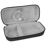 Geekria Shield Speaker Case Compatible with Bose SoundLink Flex Bluetooth Portable Speaker Case, Replacement Hard Shell Travel Carrying Bag with Cable Storage (Dark Grey)