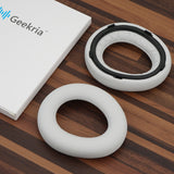 Geekria Replacement Ear Pads for Beyerdynamic AVENTHO 300 Headphones Ear Cushions, Repair Parts (White)