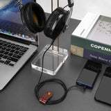 Geekria Audio Cable Compatible with Sennheiser Momentum4 Momentum2, HD450BT, HD4.50SE, HD4.50, HD350BT Headphones Cable, 3.5mm to 2.5mm Replacement Cord (4 ft / 1.2m)