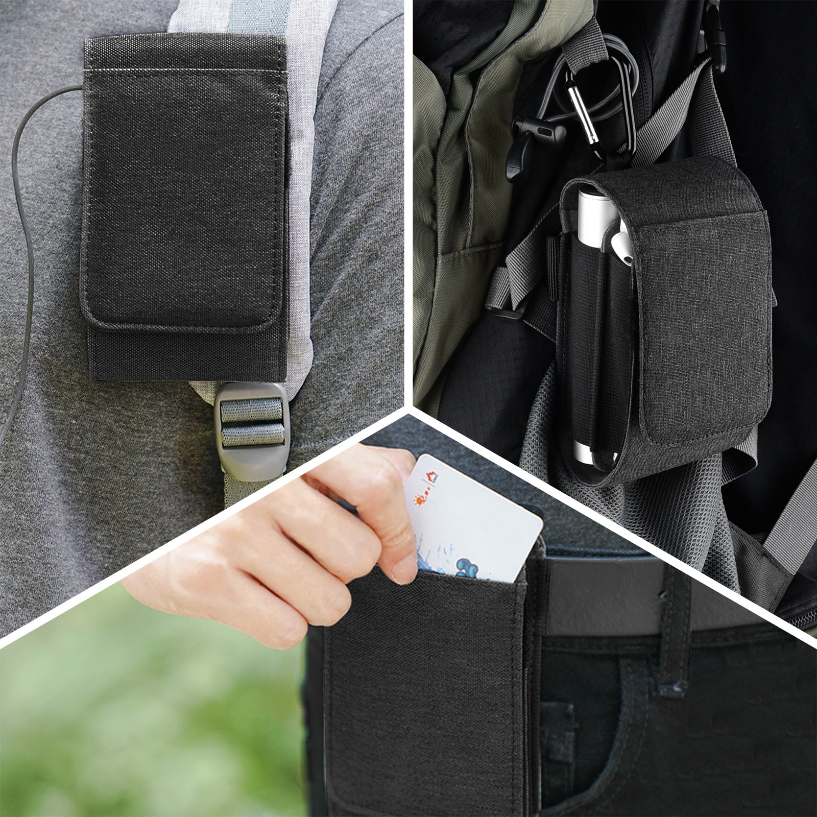 Geekria Custodia Rigida Portatile Per Amplificatori Per Cuffie – Compatibile Con Fiio M15, M11 Pro, M6, M9, Creative E5, Sony, Shanling E Molti Altri (grigio)
