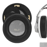 Geekria Elite Sheepskin Replacement Ear Pads for AKG K701/K702/Q701/Q702/K601/K612/K712/K400/K500 Headphones Ear Cushions, Repair Parts (Black)