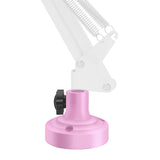 Geekria for Creators Microphone Table Flange Mount Adapter, Metal Table Mount Clamp with Adjustable Interface Aperture Compatible with TONOR T20, Aokeo AK-35, InnoGear Microphone Arm (Pink)
