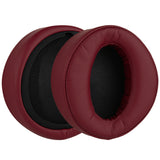 Geekria QuickFit Replacement Ear Pads for SONY MDR-XB950BT MDR-XB950B1 MDR-XB950/H Headphones Ear Cushions, Headset Earpads, Ear Cups Cover Repair Parts (Dark Red)