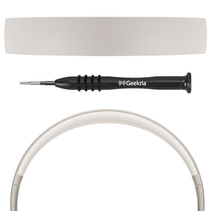 Geekria Plastic Headband Pad Compatible with Beats Studio Pro, Headphones, Replacement Band Repair Part (Sandstone)