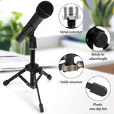 Geekria for Creators Tabletop Tripod Mic Stand, Desktop Mic Stand with Foldable Non-Slip Feet, Compatible with Behringer XM8500, C-1, CAD Audio GXL2200, Marantz Pro MPM-1000, Nady SCM-1000