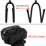 Geekria Universal VR Headset Lens Cover & VR Wall Holder, VR Storage Rack Compatible with VR Headset Helmet and Touch Controllers, HTC Vive Accessories & VR Wall Bracket Fits 99% VR Headset.
