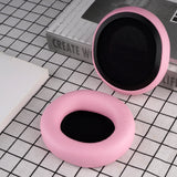Geekria QuickFit Replacement Ear Pads for Razer Kraken V4/V4X/V4Pro/Kitty V2 Pro, Barracuda/Barracuda X Headphones Ear Cushions, Repair Parts (Pink)