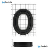 Geekria Gel Ear Pads for 3M WorkTunes (90541, 90542, 90543, 90544)/ Peltor Sport (Tactical TAC100/ 300/ 500)/ ZOHAN (EM033/ 037/ 042)/ PROHEAR(032/033/037) Headphones, Ear Cushions (Black)