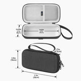 Geekria Hard Shell Travel Case, Compatible with GL.iNet GL-E5800NA MUDI 7 Travel Router Carrying Bag (Dark Gray)