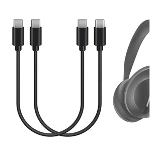 Geekria Type-C Headphones Short Charger Cable Compatible with Bose Sou